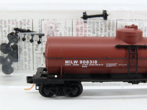N Scale Micro-Trains MTL 65280 MILW Milwaukee Road Single Dome Tank Car #908318