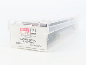 N Scale Micro-Trains MTL 32260 PGE Pacific Great Eastern 50' Box Car #4521