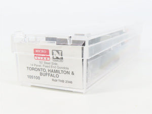 N Scale Micro-Trains MTL 105100 THB Toronto Hamilton & Buffalo 50' Gondola #2346