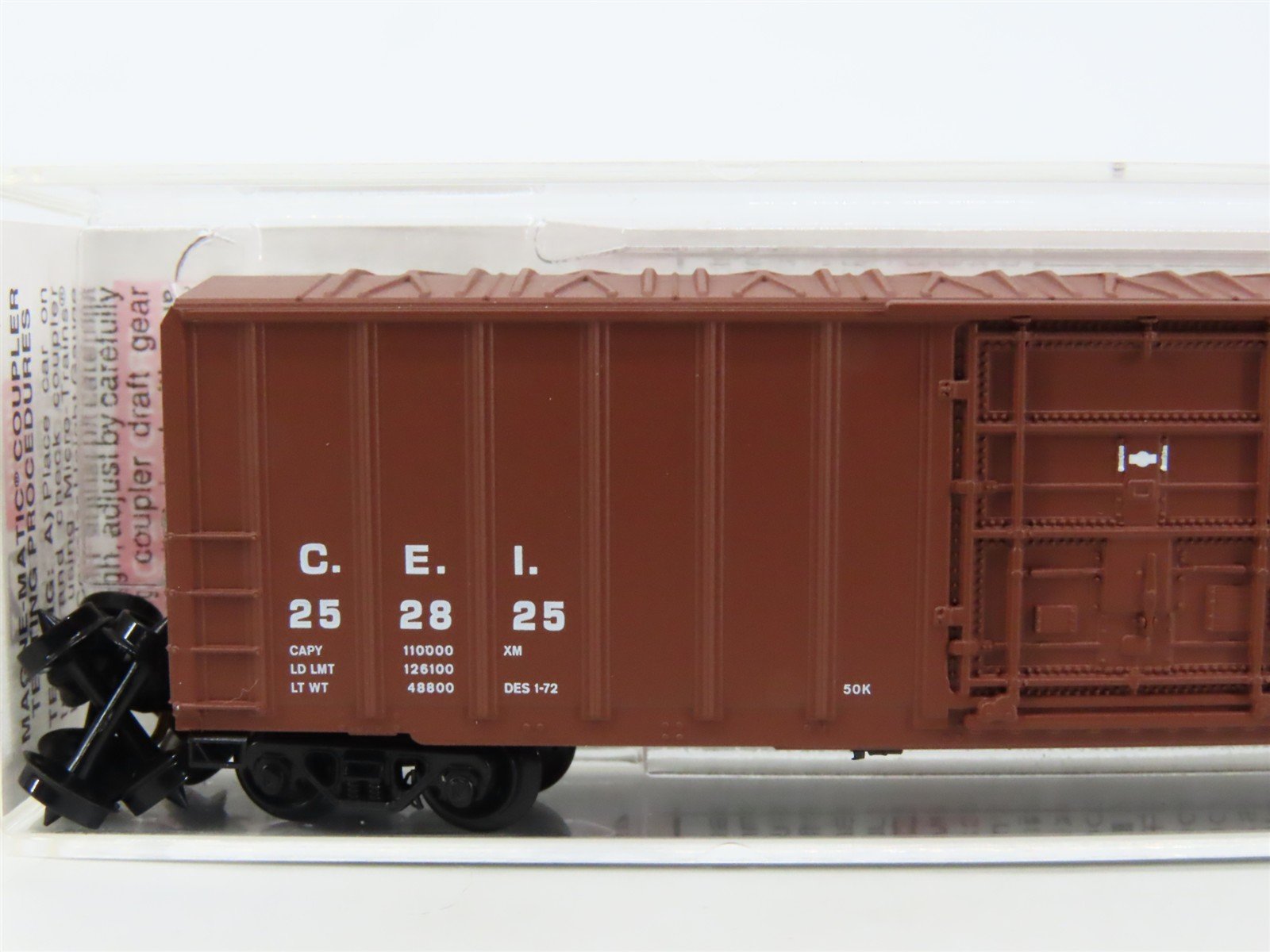 N Micro-Trains MTL 27030 C&EI Chicago & Eastern Illinois 50' Box Car #252825