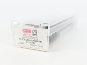 N Micro-Trains MTL 27030 C&EI Chicago & Eastern Illinois 50' Box Car #252825