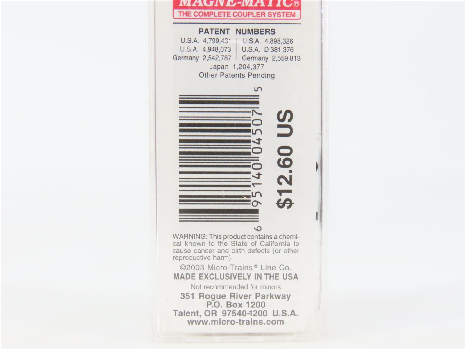 N Scale Micro-Trains MTL 23040 B&O Baltimore & Ohio 40' Box Car #298895