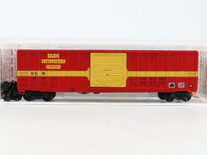 N Scale Micro-Trains MTL 25640 HSW Helena Southwestern 50' Rib Side Boxcar #1036