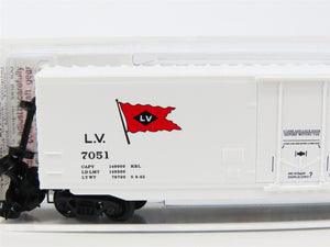 N Scale Micro-Trains MTL 38210 LV Lehigh Valley 50' Plug Door Box Car #7051