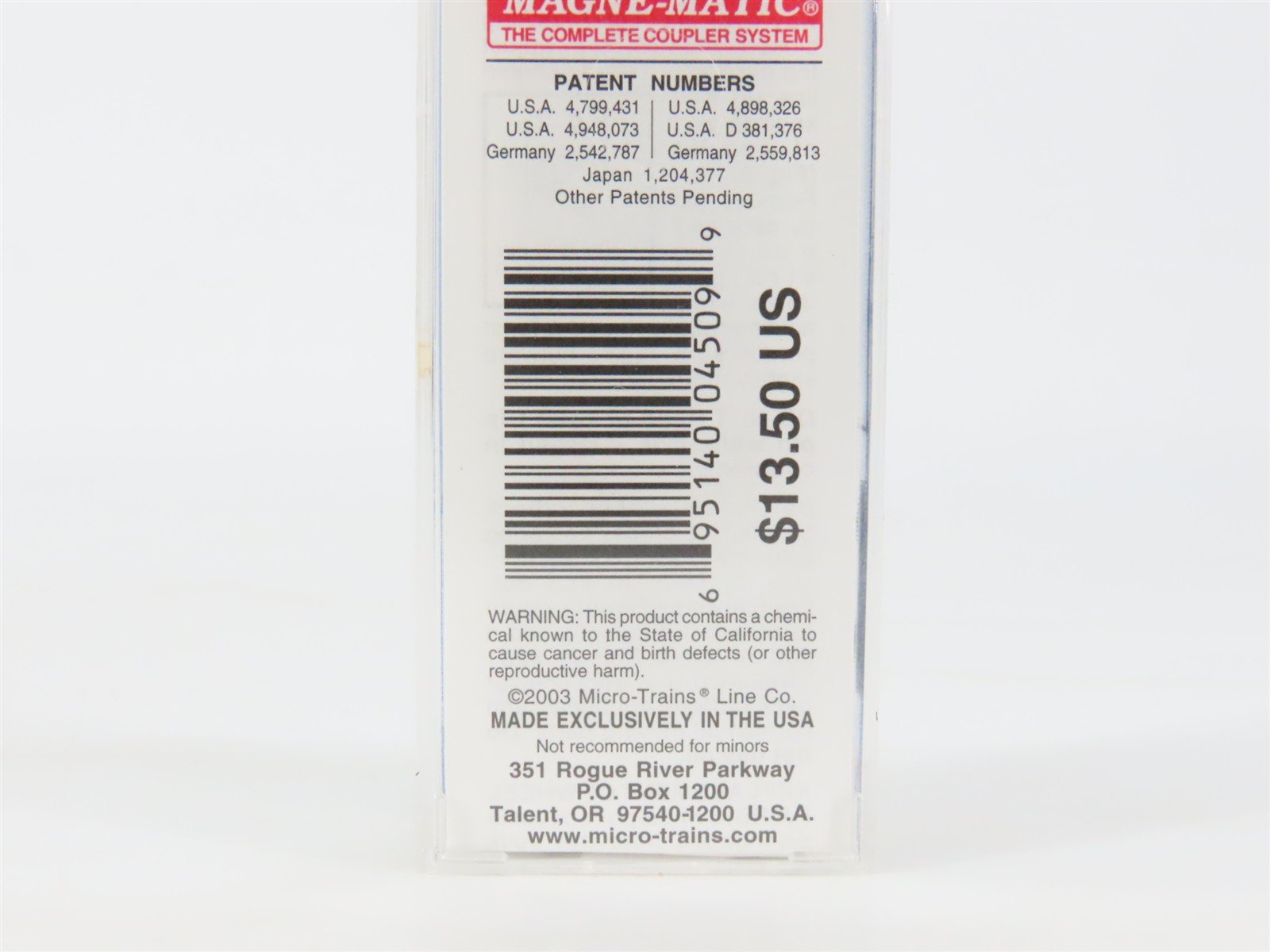N Scale Micro-Trains MTL 38210 LV Lehigh Valley 50' Plug Door Box Car #7051