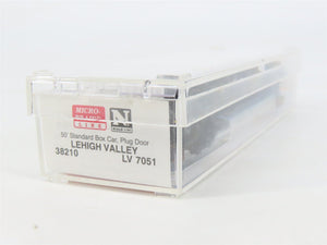 N Scale Micro-Trains MTL 38210 LV Lehigh Valley 50' Plug Door Box Car #7051