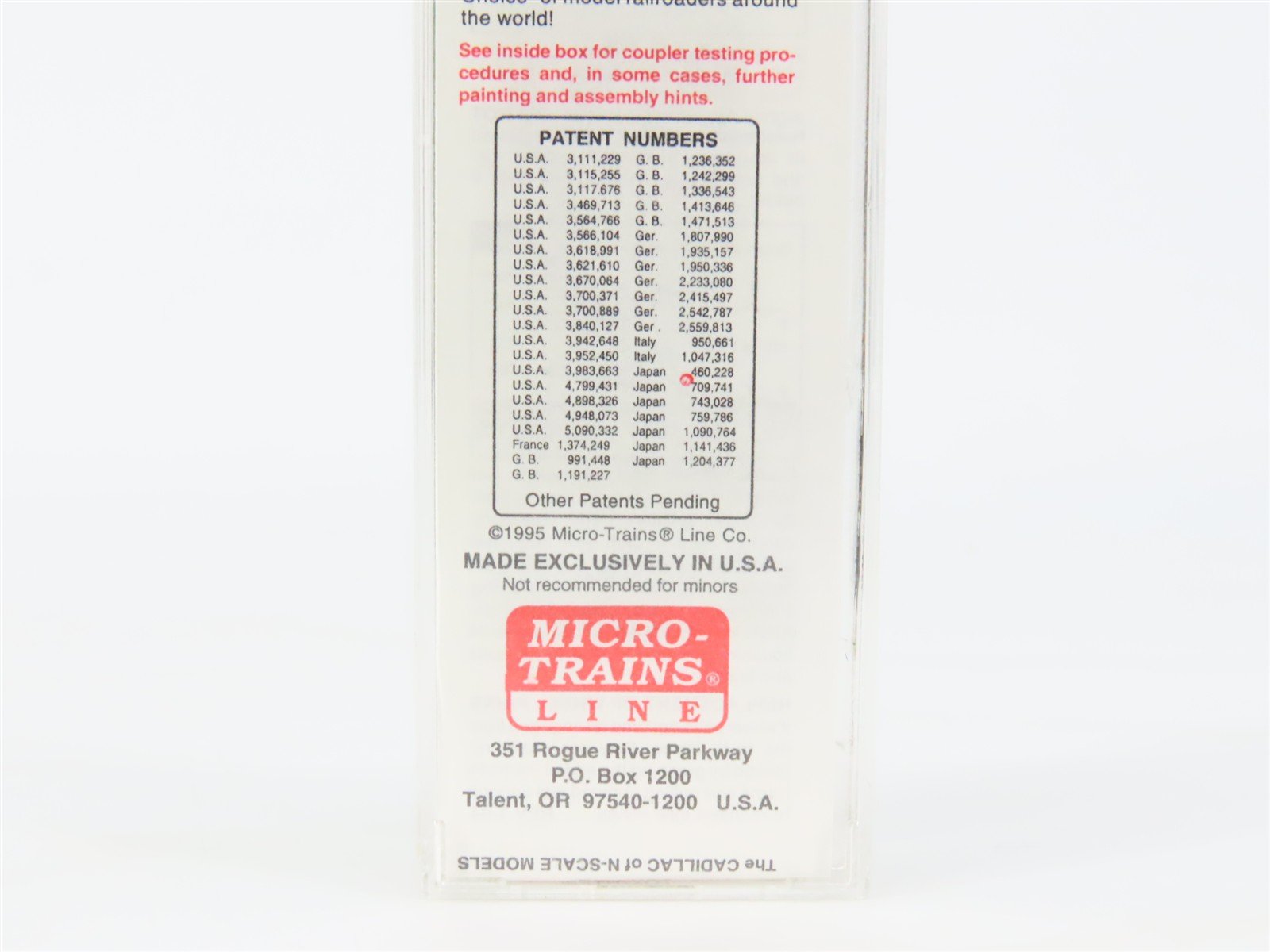 N Scale Micro-Trains MTL 20306/2 BN Burlington Northern 40' Box Car #189288