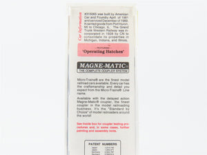 N Micro-Trains MTL 92010 GTW Grand Trunk Western 2-Bay Covered Hopper #315065