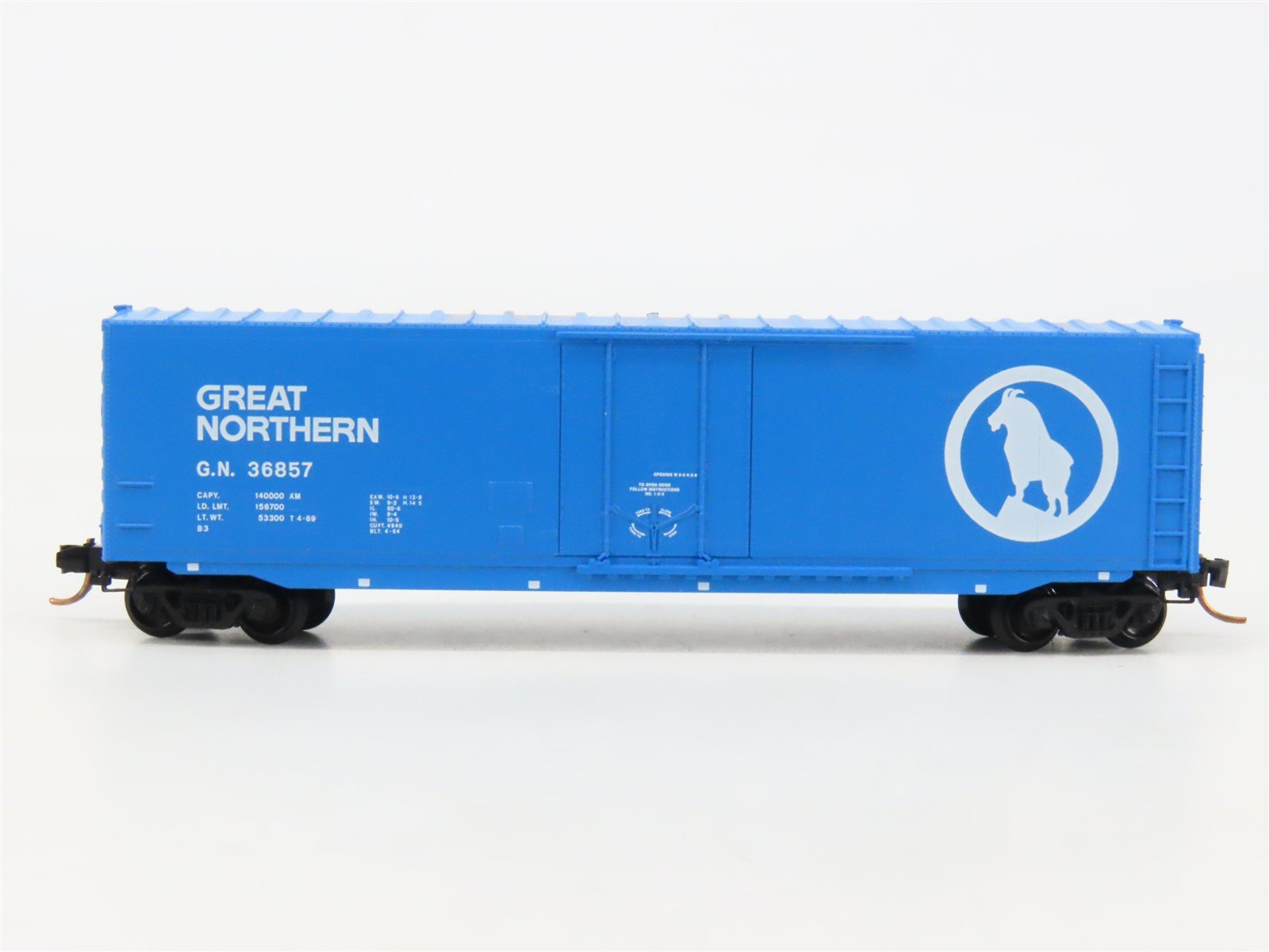 N Scale Micro-Trains MTL GN Great Northern Big Sky Blue 50' Box Car #36857