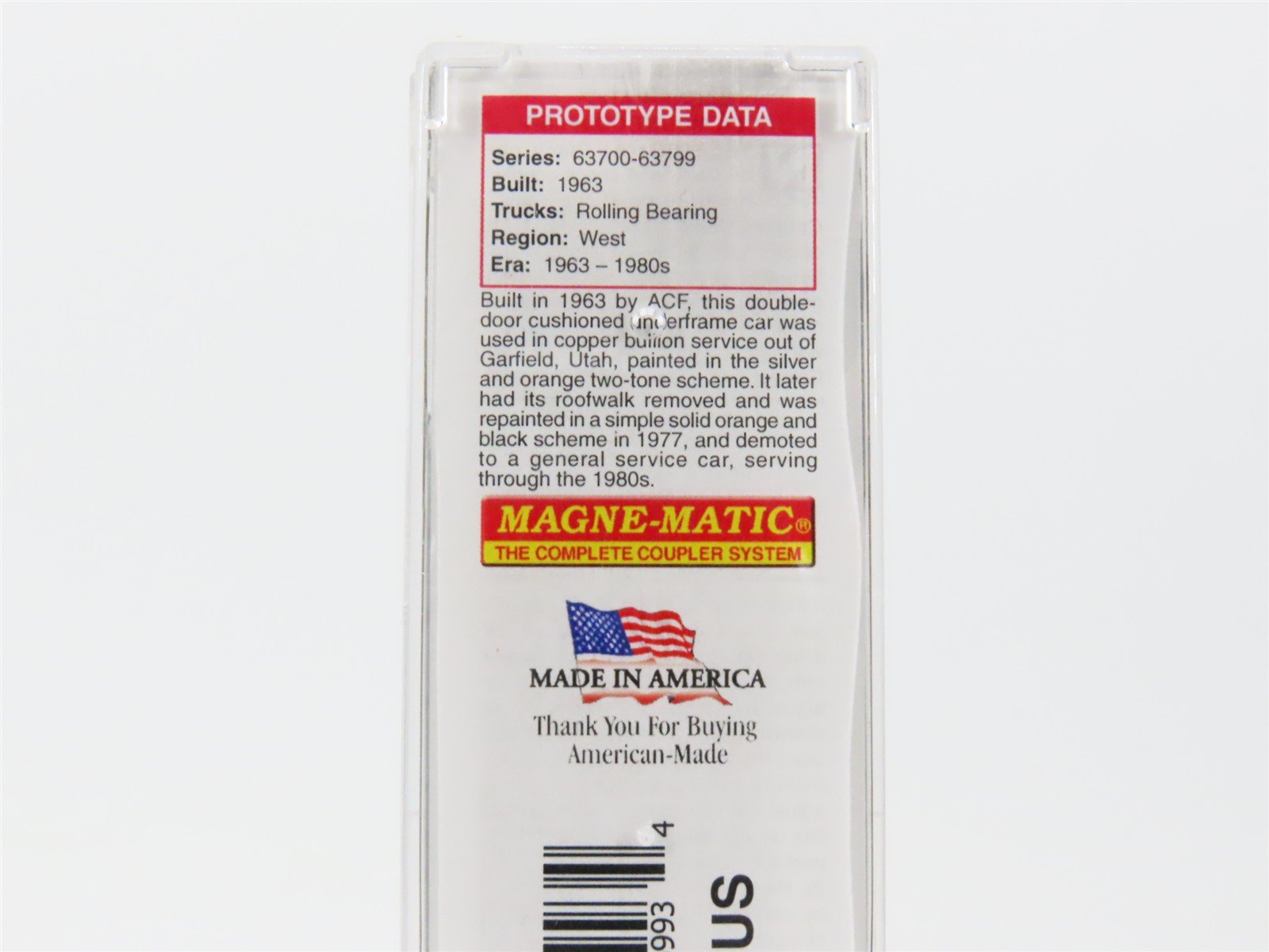 N Scale Micro-Trains MTL 18244110 D&RGW Rio Grande 50' Boxcar #63704 - Weathered