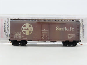 N Scale Micro-Trains MTL 02144110 ATSF Santa Fe 40' Box Car #149941 w/ Graffiti