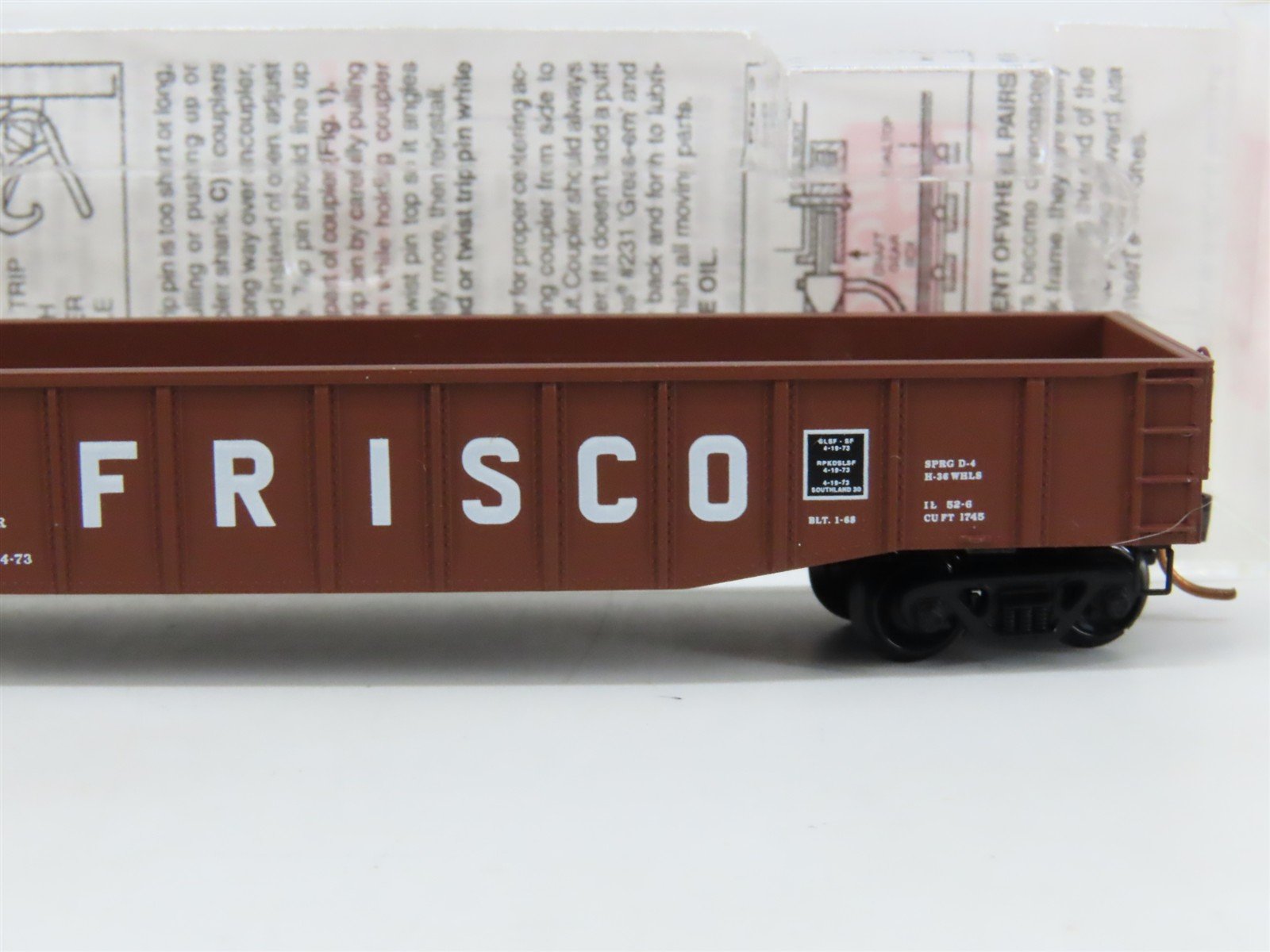N Scale Micro-Trains MTL 105530 SL-SF Frisco 50' Fixed End Gondola #51512