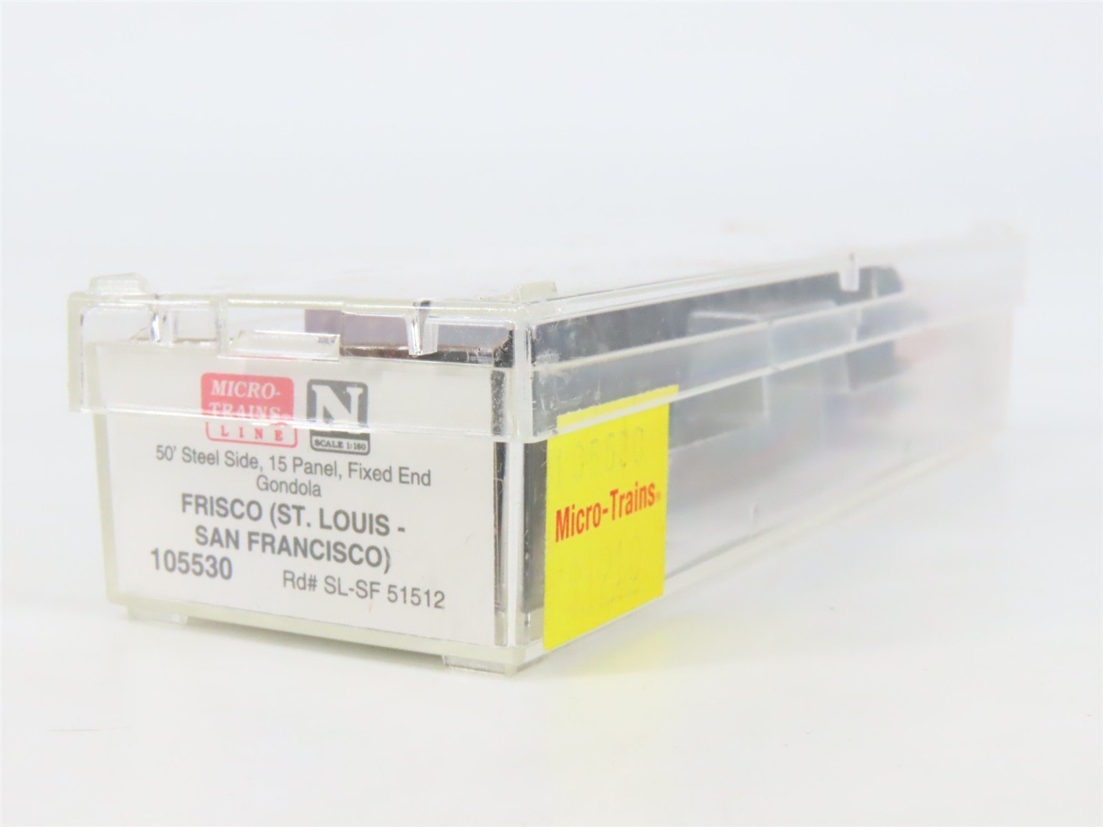 N Scale Micro-Trains MTL 105530 SL-SF Frisco 50' Fixed End Gondola #51512