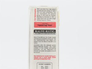 N Micro-Trains MTL 20346/2 B&O Baltimore & Ohio Time Saver 40' Box Car #470751