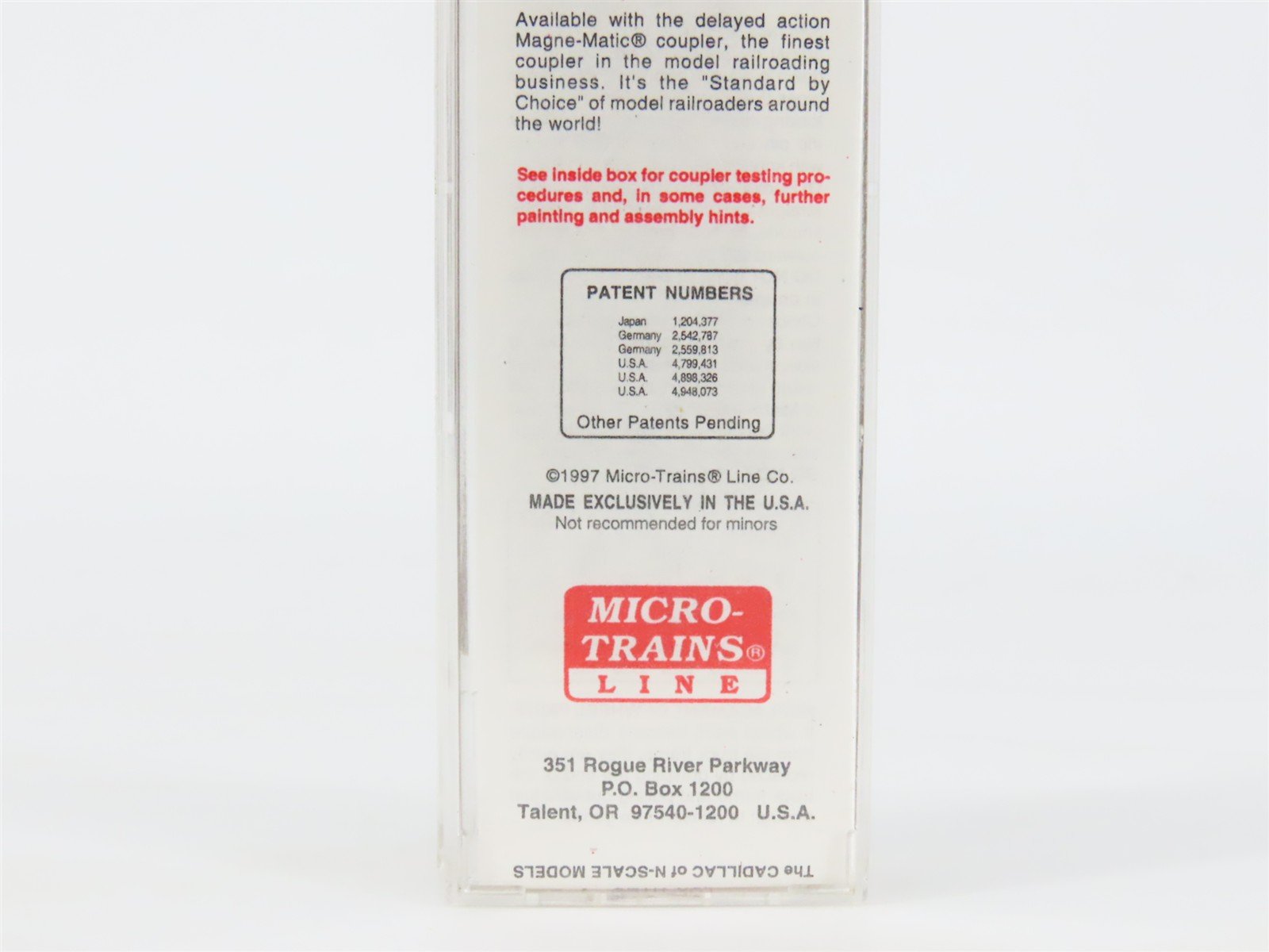 N Micro-Trains MTL 20346/2 B&O Baltimore & Ohio Time Saver 40' Box Car #470751