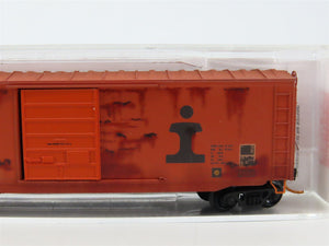N Scale Micro-Trains MTL 07744120 ICG 50' Single Door Boxcar #51136 w/ Graffiti
