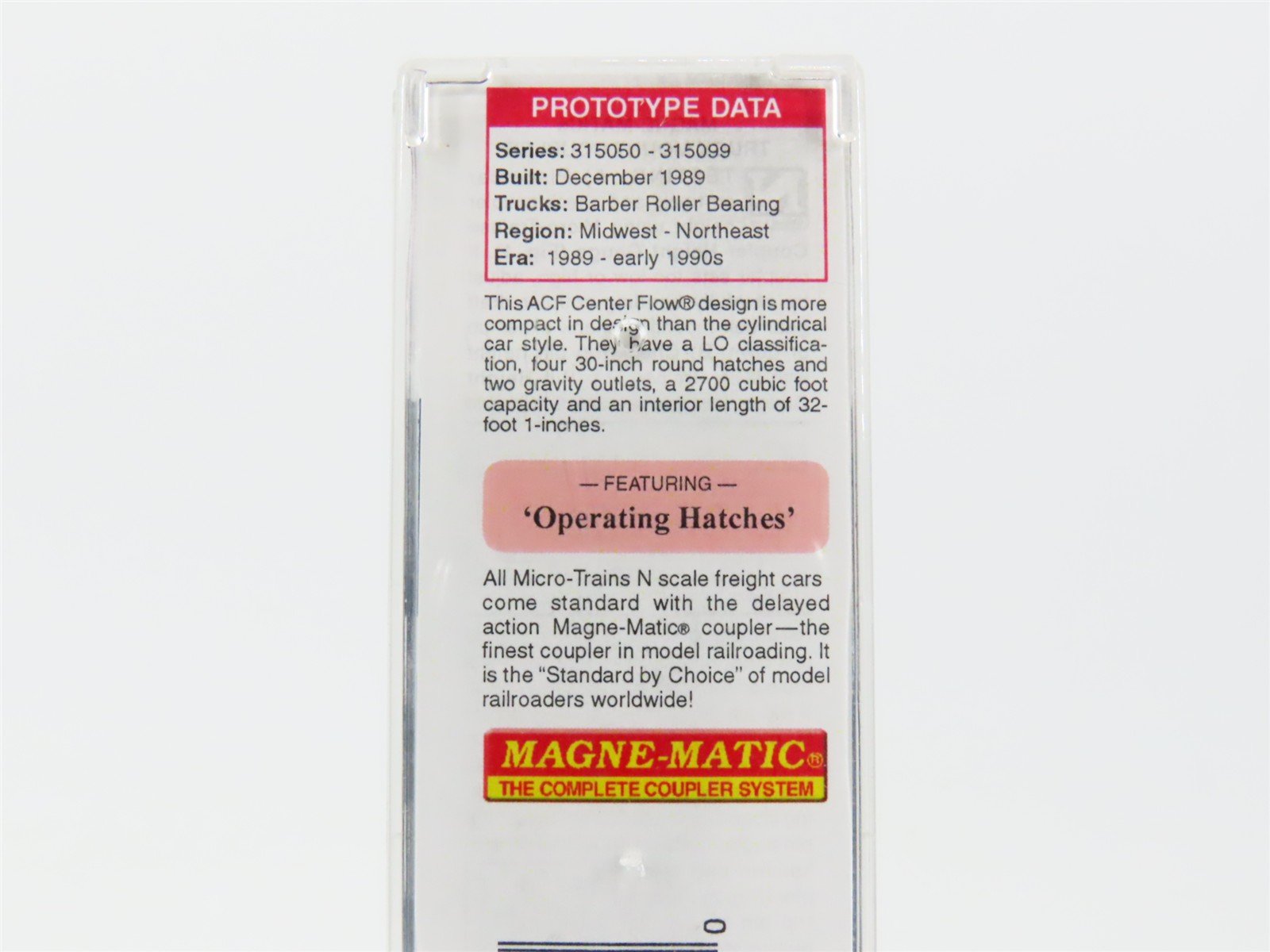 N Scale Micro-Trains MTL 09244010 GTW 2-Bay Covered Hopper #315063 w/ Graffiti