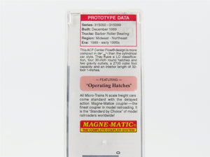 N Scale Micro-Trains MTL 09244010 GTW 2-Bay Covered Hopper #315063 w/ Graffiti