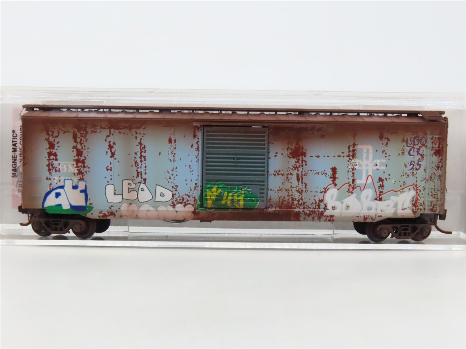 N Scale Micro-Trains MTL 03144440 BM Boston & Maine 50' Boxcar #77930 w/Graffiti
