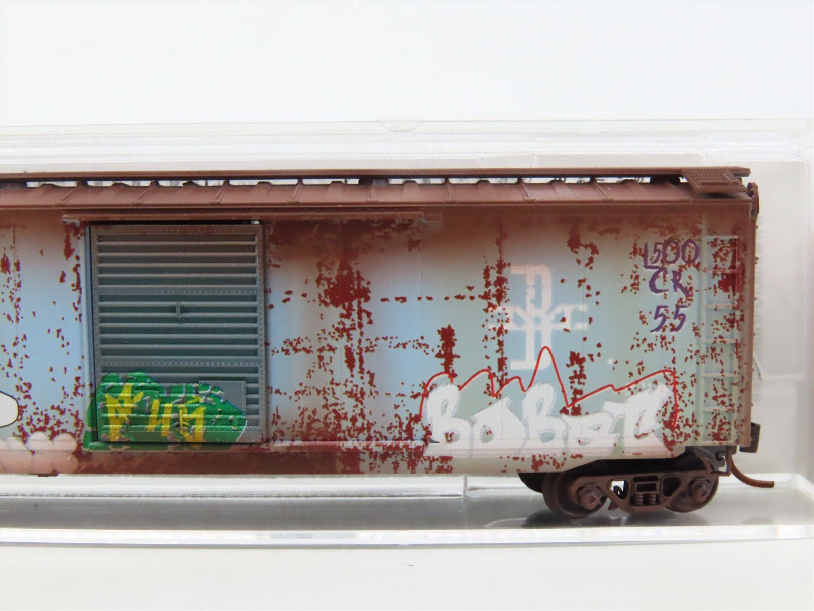 N Scale Micro-Trains MTL 03144440 BM Boston & Maine 50' Boxcar #77930 w/Graffiti