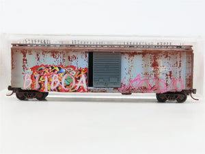 N Scale Micro-Trains MTL 03144440 BM Boston & Maine 50' Boxcar #77930 w/Graffiti