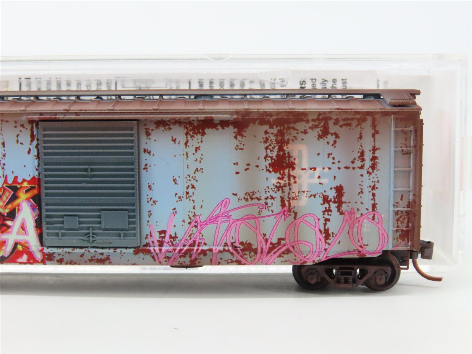 N Scale Micro-Trains MTL 03144440 BM Boston & Maine 50' Boxcar #77930 w/Graffiti
