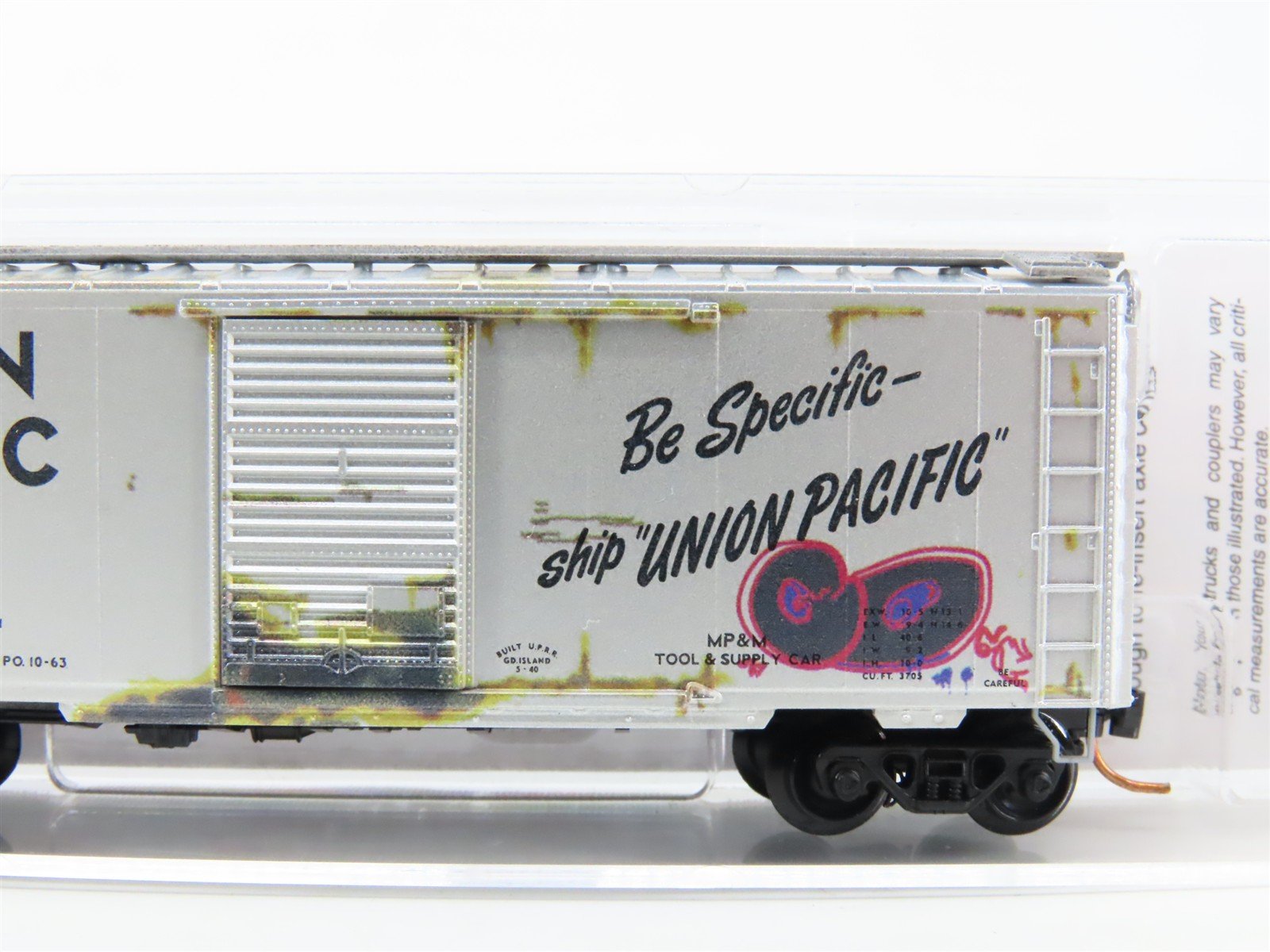 N Scale Micro-Trains MTL 02044756 UP Union Pacific 40' Boxcar #903658 w/Graffiti