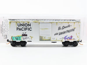 N Scale Micro-Trains MTL 02044756 UP Union Pacific 40' Boxcar #903658 w/Graffiti