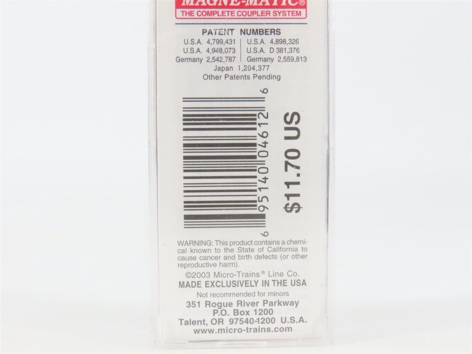 N Scale Micro-Trains MTL 20970 PGE Pacific Great Eastern 40' Box Car #4015