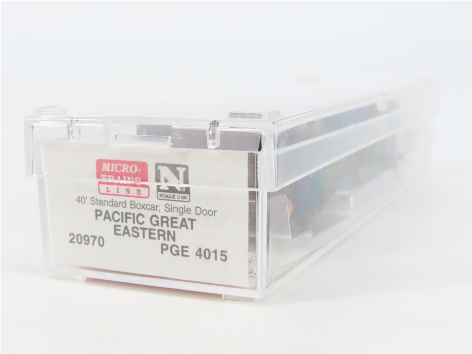 N Scale Micro-Trains MTL 20970 PGE Pacific Great Eastern 40' Box Car #4015