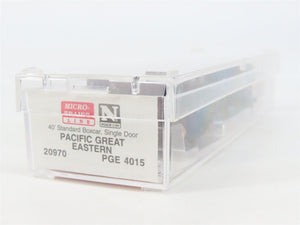 N Scale Micro-Trains MTL 20970 PGE Pacific Great Eastern 40' Box Car #4015