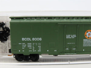 N Scale Micro-Trains MTL 02100230 BCOL British Columbia 40' Box Car #8006