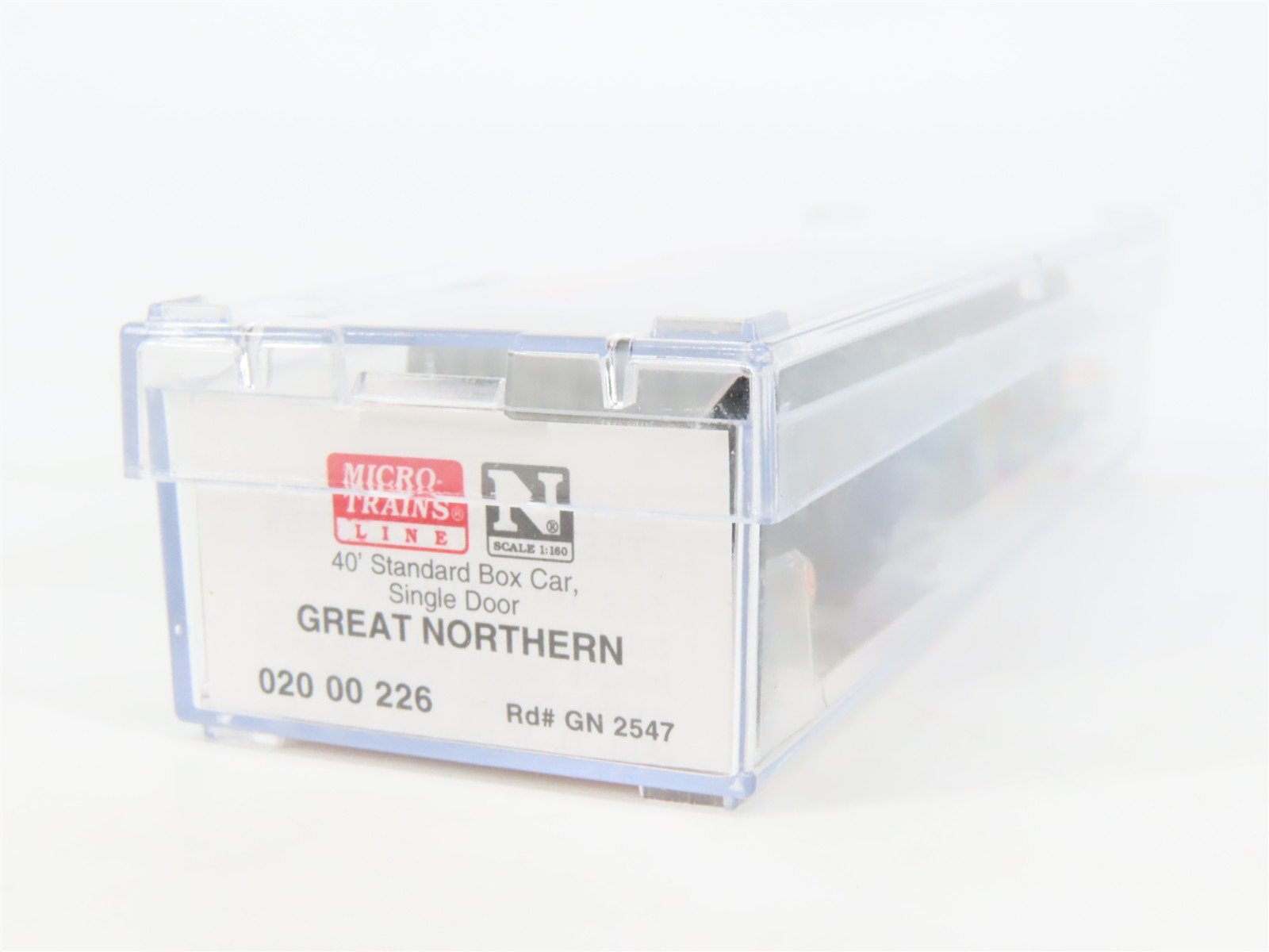 N Scale Micro-Trains MTL 02000226 GN Great Northern 40' Single Door Boxcar #2547