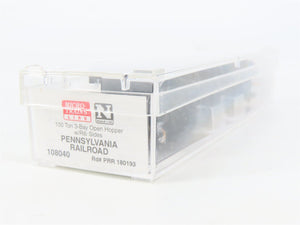 N Scale Micro-Trains MTL 108040 PRR Pennsylvania 3-Bay Hopper #180193 w/ Load