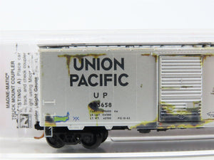 N Scale Micro-Trains MTL 02044756 UP Union Pacific 40' Boxcar #903658 w/Graffiti