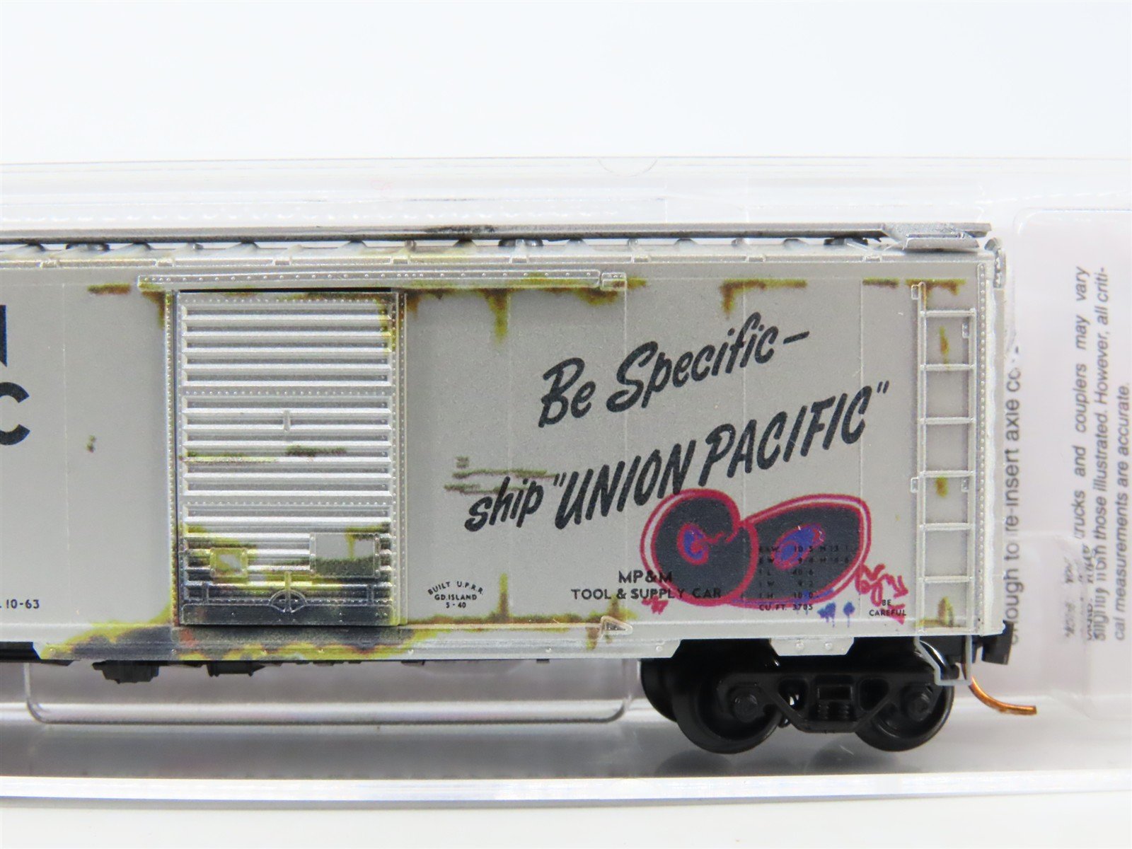 N Scale Micro-Trains MTL 02044756 UP Union Pacific 40' Boxcar #903658 w/Graffiti