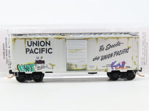 N Scale Micro-Trains MTL 02044756 UP Union Pacific 40' Boxcar #903658 w/Graffiti