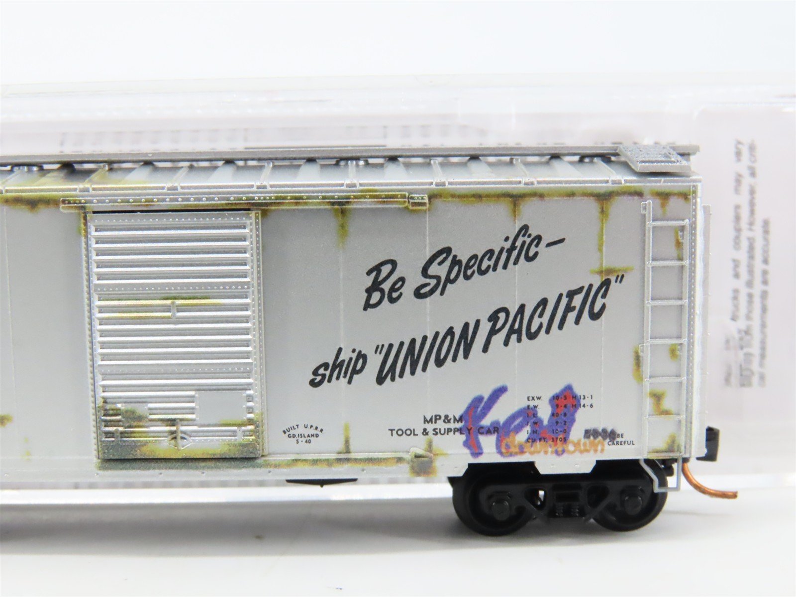 N Scale Micro-Trains MTL 02044756 UP Union Pacific 40' Boxcar #903658 w/Graffiti
