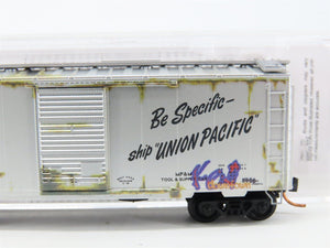 N Scale Micro-Trains MTL 02044756 UP Union Pacific 40' Boxcar #903658 w/Graffiti