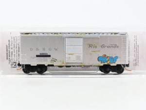 N Scale Micro-Trains MTL 02044776 D&RGW Rio Grande 40' Boxcar #169934 w/Graffiti