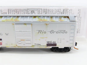 N Scale Micro-Trains MTL 02044776 D&RGW Rio Grande 40' Boxcar #169934 w/Graffiti