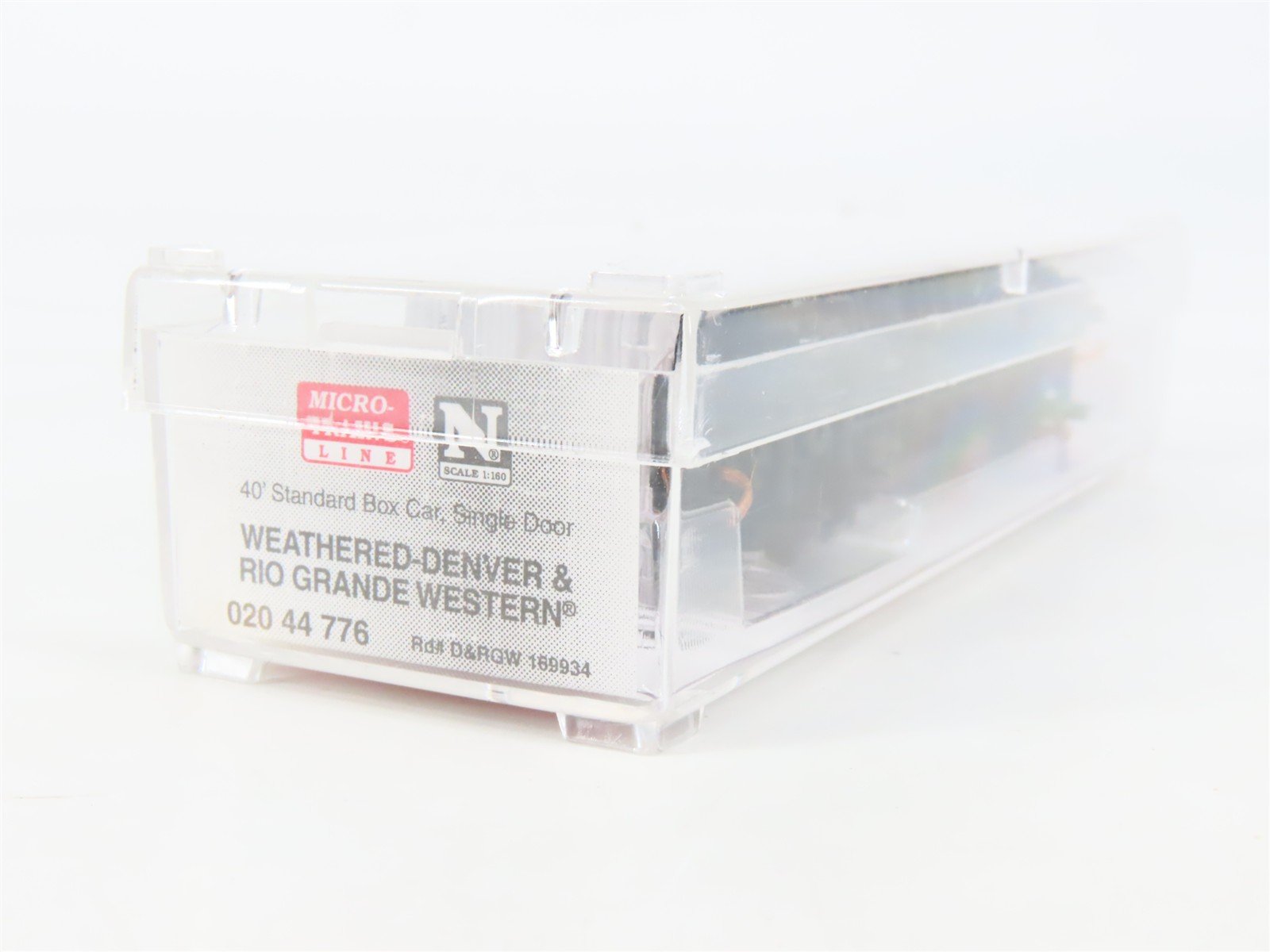 N Scale Micro-Trains MTL 02044776 D&RGW Rio Grande 40' Boxcar #169934 w/Graffiti