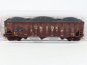 N Scale Micro-Trains MTL 10844360 UP Union Pacific 3-Bay Hopper #36929 Weathered