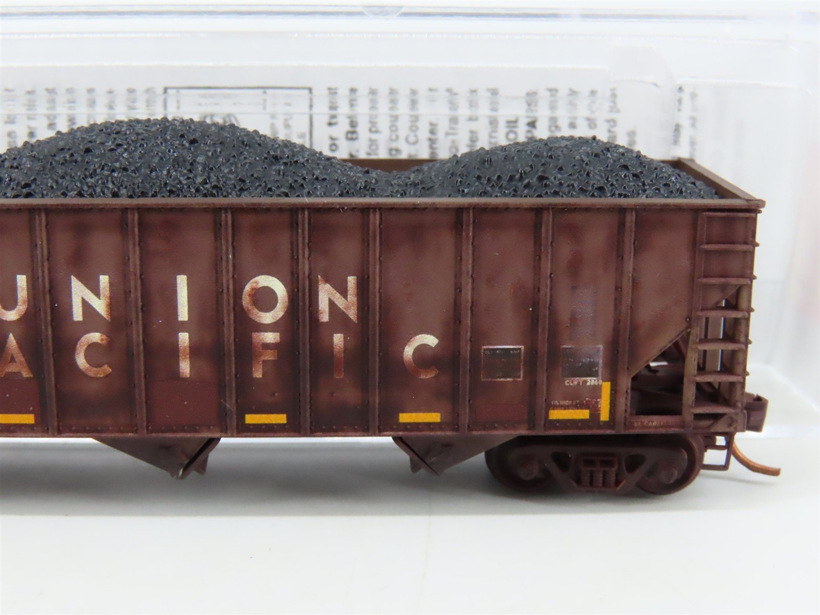 N Scale Micro-Trains MTL 10844360 UP Union Pacific 3-Bay Hopper #36929 Weathered