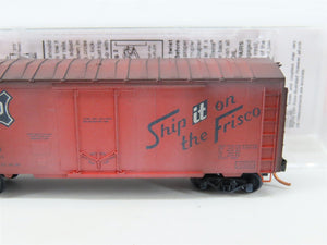 N Scale Micro-Trains MTL 07444090 SL-SF Frisco 40' Box Car #15090 w/ Graffiti
