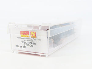 N Scale Micro-Trains MTL 07444090 SL-SF Frisco 40' Box Car #15090 w/ Graffiti