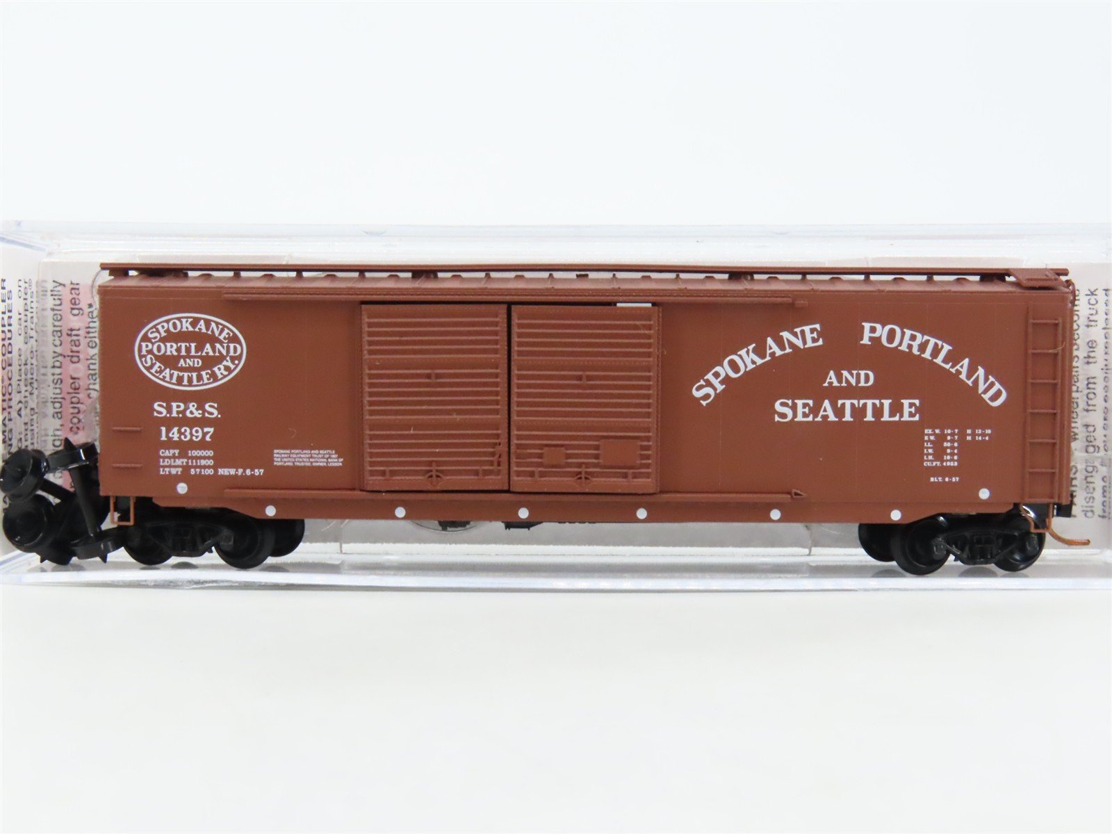 N Micro-Trains MTL 03400210 SP&S Spokane Portland & Seattle 50' Box Car #14397