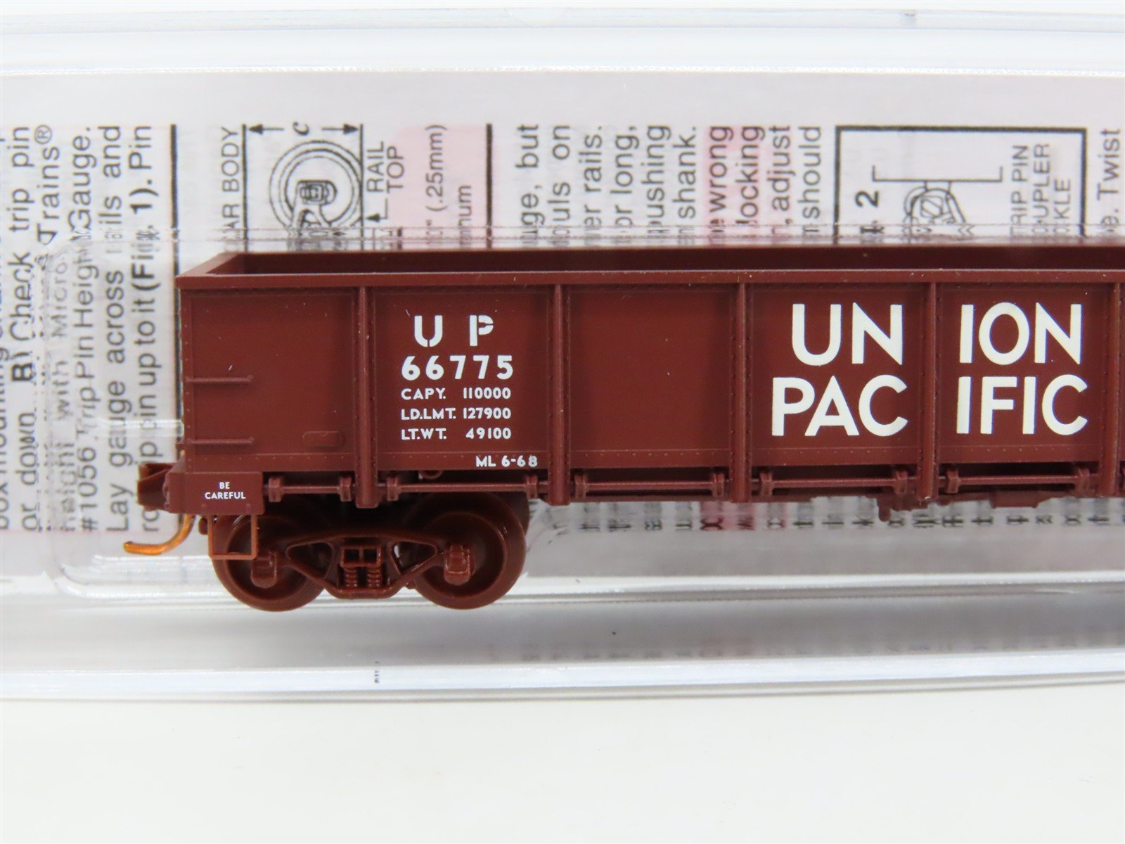 N Scale Micro-Trains MTL 08300010 UP Union Pacific 40' Gondola #66775