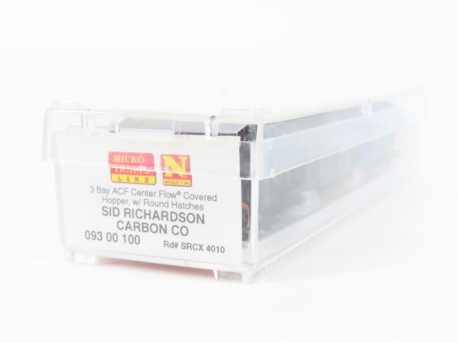 N Scale Micro-Trains MTL 09300100 SRCX Sid Richardson Carbon 3-Bay Hopper #4010