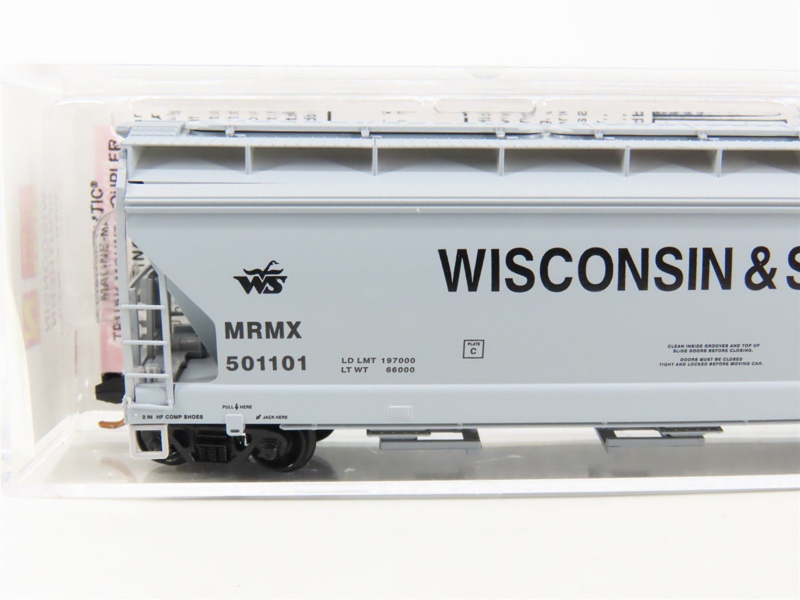 N Scale Micro-Trains MTL 09400340 MRMX Wisconsin Southern 3-Bay Hopper #501101